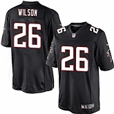 Nike Men & Women & Youth Falcons #26 Wilson Black Team Color Game Jersey,baseball caps,new era cap wholesale,wholesale hats